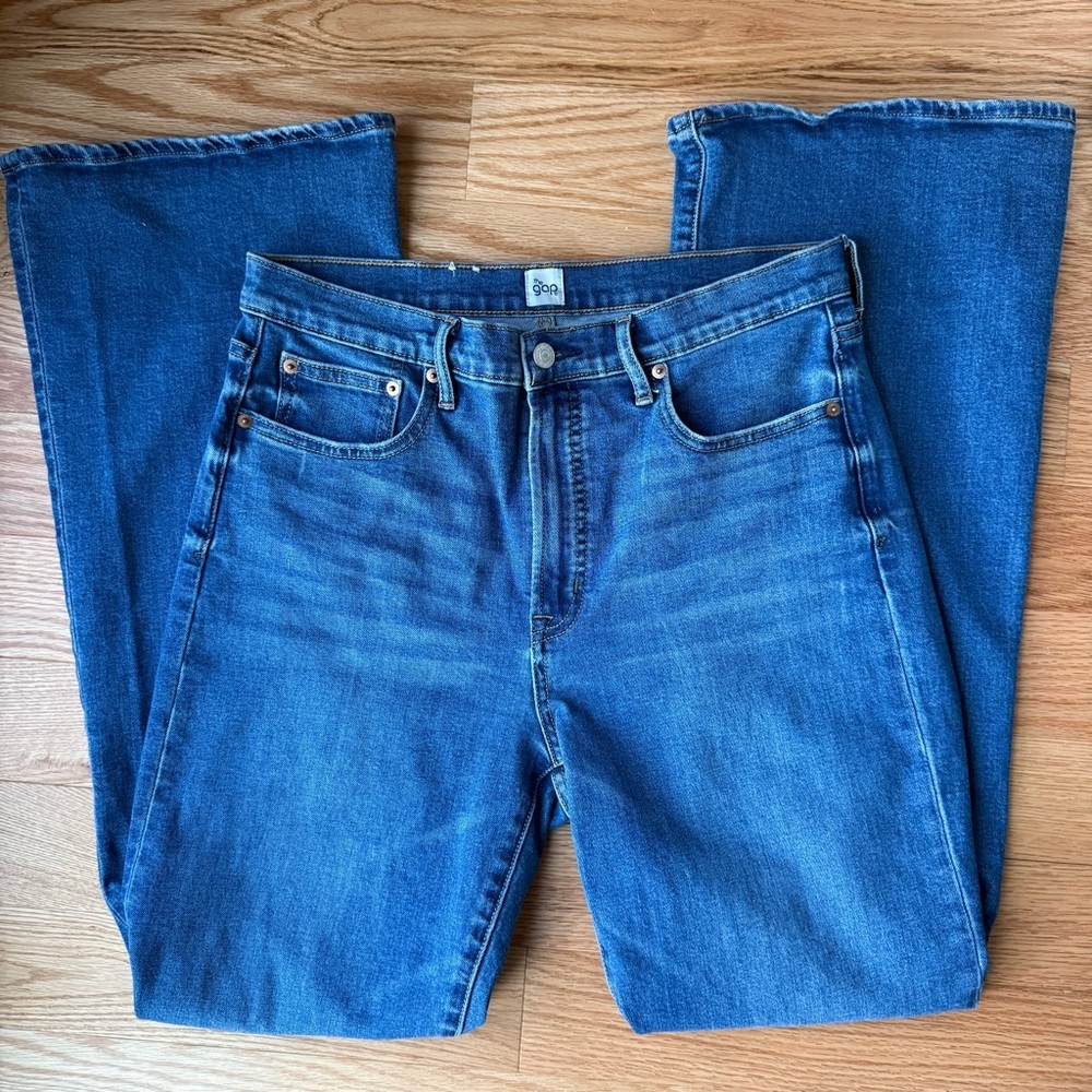 Vintage The Gap EST 1969 High Rise Bootcut Flare Jeans Medium Wash - Size 12 31L